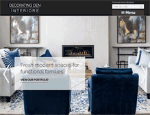 Tablet Screenshot of decoratingden.com